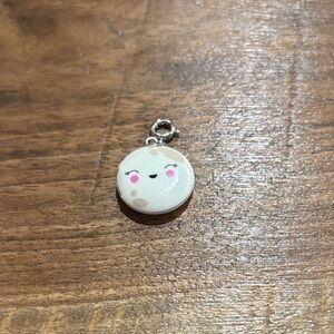 Cute Smiley Moon Face Locket Charm